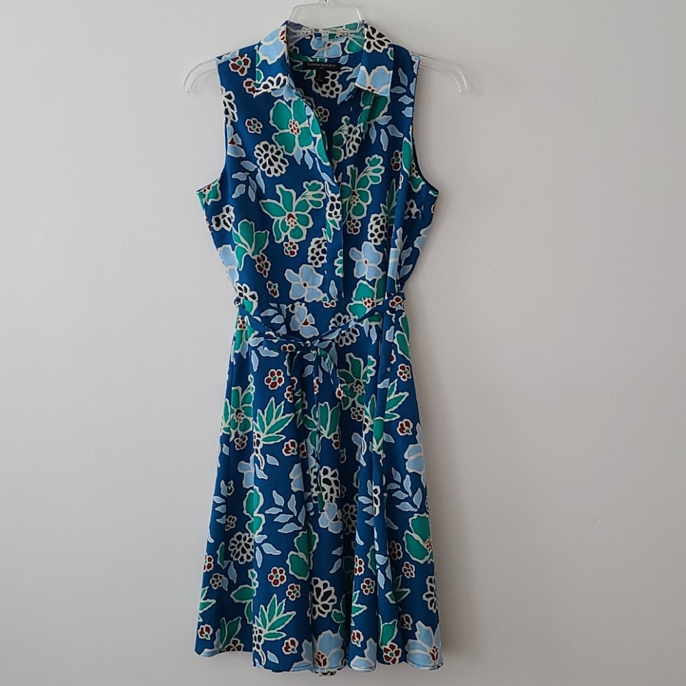 Bold floral dress